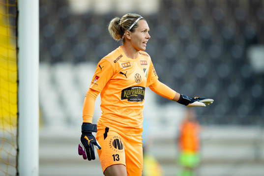 Häckens målvakt Jennifer Falk
