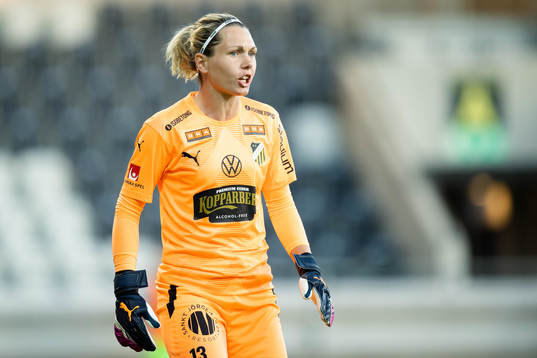 Häckens målvakt Jennifer Falk