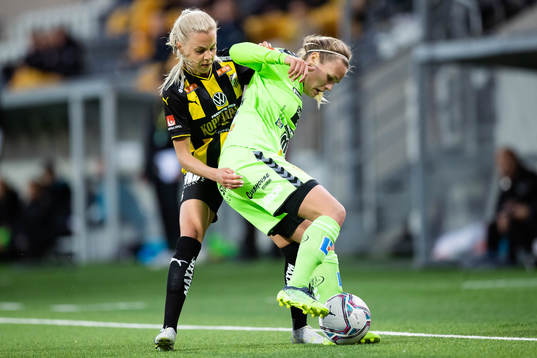 Häckens Lotta Öqvist och Kristianstads Maja Bodin