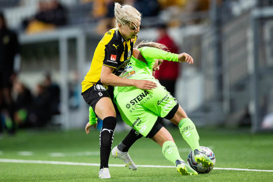 Häckens Lotta Öqvist och Kristianstads Maja Bodin
