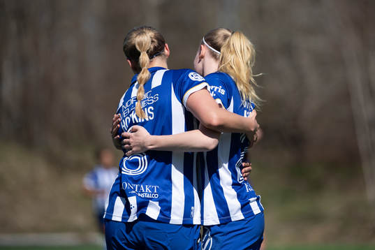 IFK Göteborgs Filippa Hopkins och Felicia Holmberg jublar