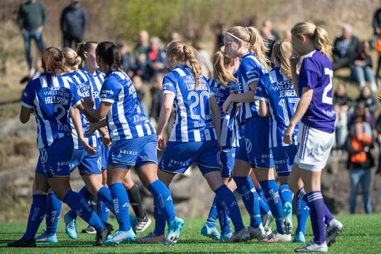 IFK Göteborgs lag jublar
