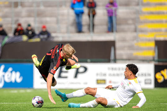 under fotbollsmatchen i Superettan mellan Östersund och