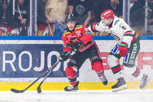 Luleås Dans Locmelis och Frölundas Mattias Norlinder
