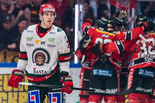 Frölundas Simon Edvinsson deppar