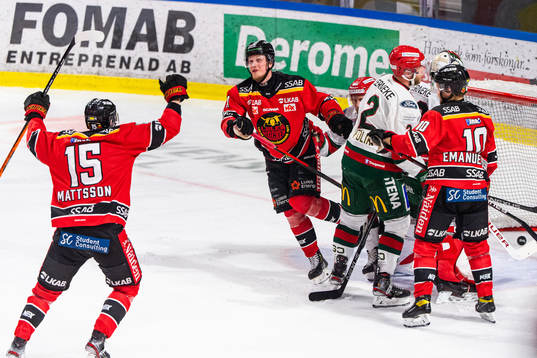 Luleås Jonas Berglund jublar