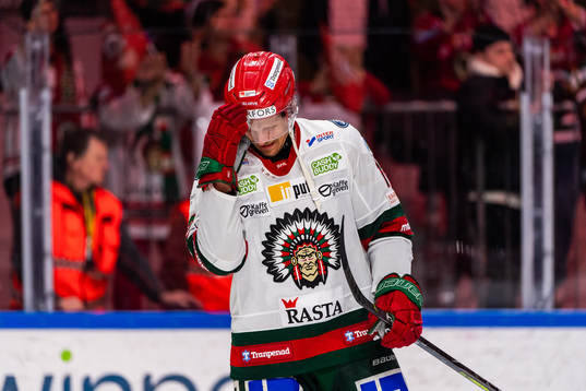 Frölundas Max Friberg deppar
