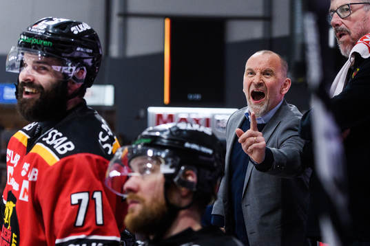 Luleås  tränare Thomas Berglund
