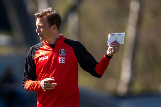 Hittarps tränare Erik Edman
