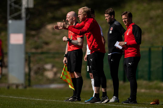 Hittarps assisterande tränare Gustaf Andersson