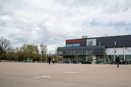 Exteriör av Catena Arena