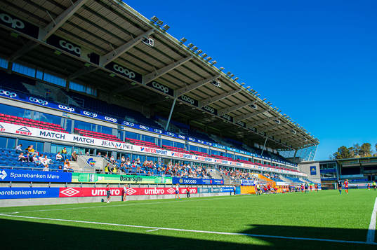 Spectators in the stands