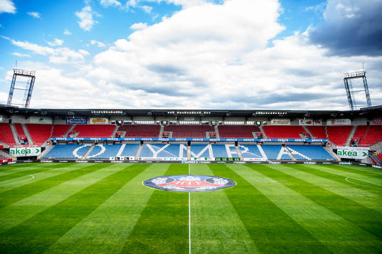 Olympia innan fotbollsmatchen i Allsvenskan mellan