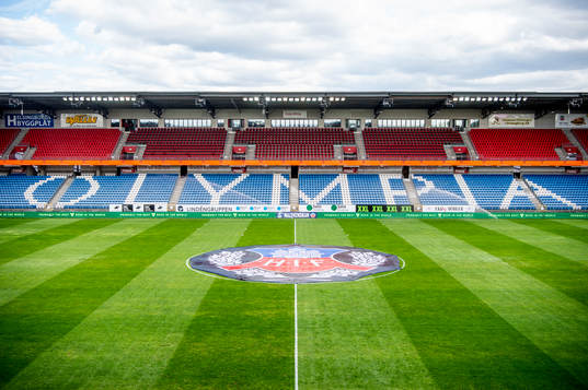 Olympia innan fotbollsmatchen i Allsvenskan mellan
