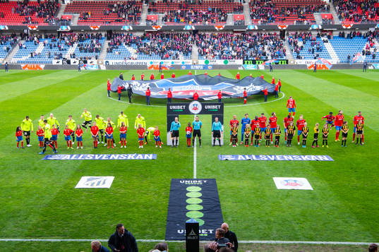 Häckens och Helsingborgs spelare