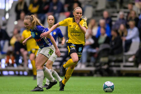 Mariedals Sandra Gunnarsson och Elfsborgs Matilda Ståhlbom