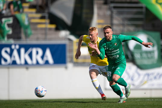 Falkenbergs Wilhelm Ärlig och Ljungskiles Arlind Kalaja