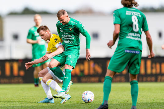Falkenbergs Linus Dahl och Ljungskiles Arlind Kalaja