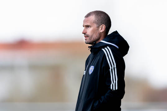 Falkenbergs tränare Christoffer Andersson