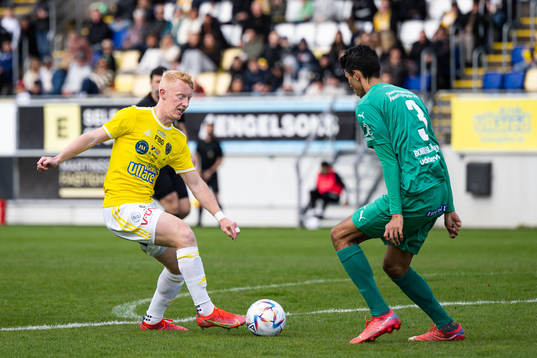Falkenbergs Wilhelm Ärlig och Ljungskiles Daniel Garcia