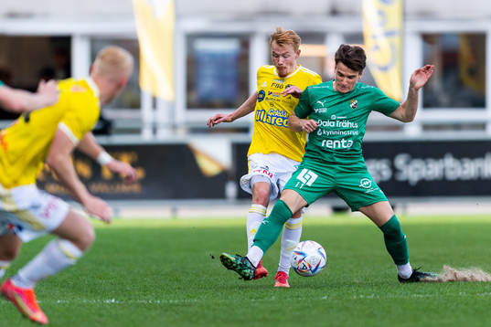 Falkenbergs Linus Borgström och Ljungskiles Oskar Lindberg