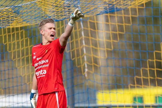 Ljungskiles målvakt Oliver Bergman