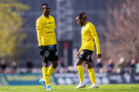 Mjällbys Silas Nwankwo deppar