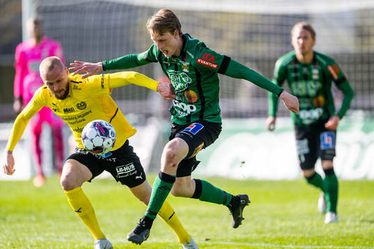 Mjällbys Albin Mörfelt och Varbergs Alexander Johansson
