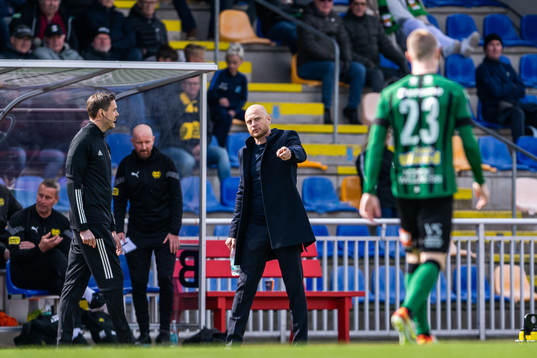 Mjällbys tränare Andreas Brännström