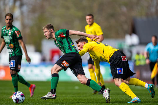 Varbergs Oliver Alfonsi och Varbergs Noah Johansson