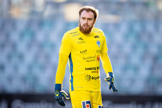 Åtvidabergs målvakt Linus Dahlgren
