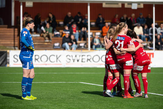 Örebros målvakt Tove Enblom deppar