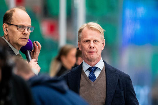 C mores Lasse Granqvist och expertkommentator Niklas