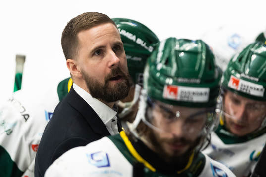 Björklövens tränare Viktor Stråhle