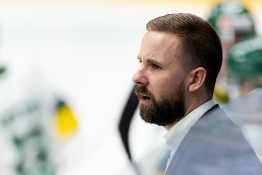 Björklövens tränare Viktor Stråhle