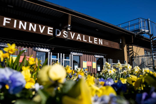 Exteriör av Finnvedsvallen