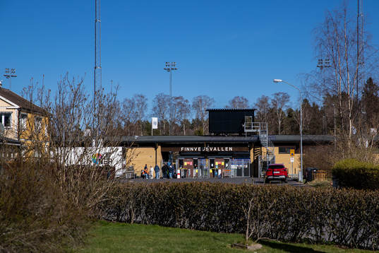 Exteriör av Finnvedsvallen