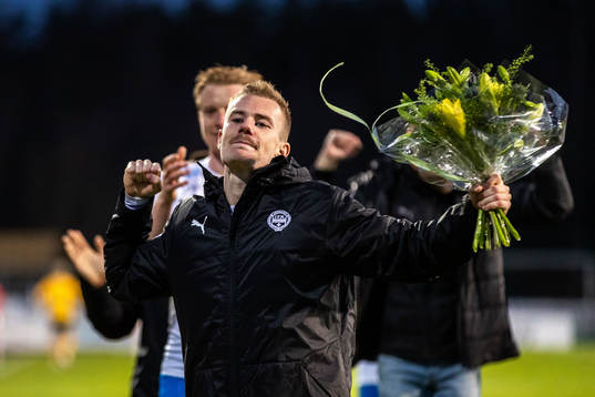 Värnamos Freddy Winsth jublar