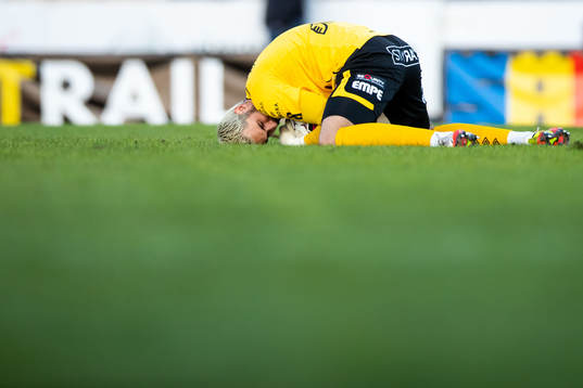 Degerfors målvakt Alfie Malik Whiteman
