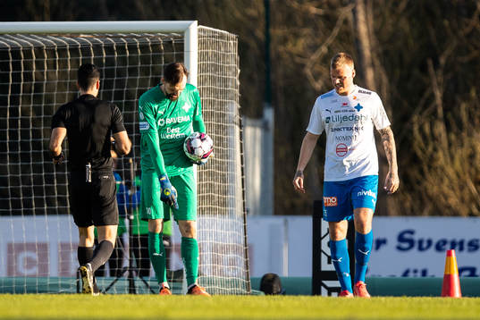 Värnamos målvakt Pilip Vaitsiakhovich