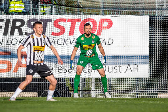 Landskronas målvakt Amr Kaddoura
