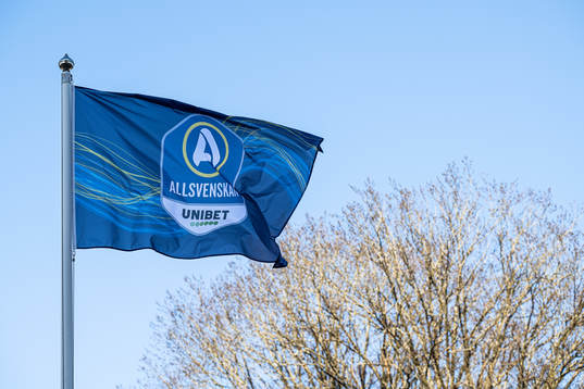 Allsvenskan och Unibet flagga