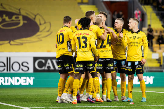 Elfsborgs spelare jublar