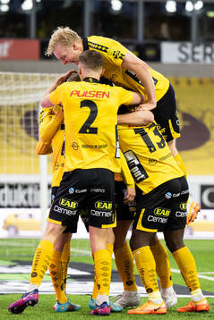 Elfsborgs spelare jublar