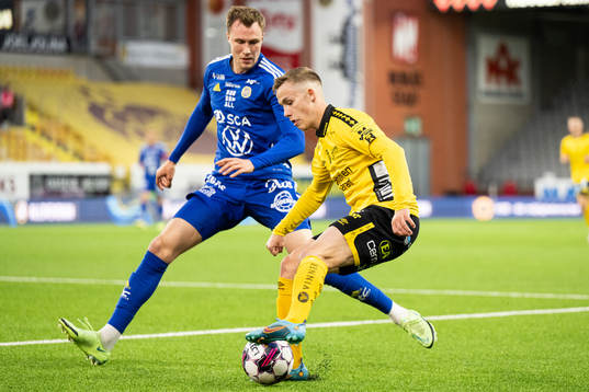Sundsvalls Niklas Dalhström och Elfsborgs Jacob Ondrejka