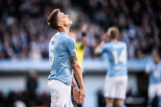 Malmö FFs Sören Rieks deppar