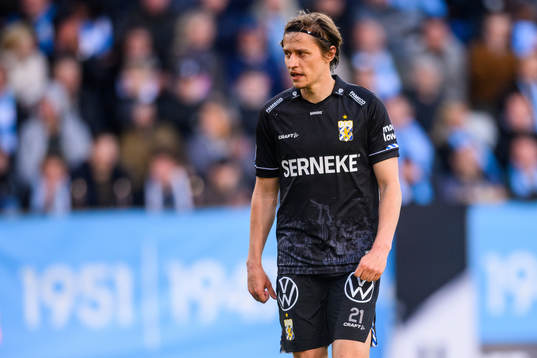 IFK Göteborgs Simon Thern deppar