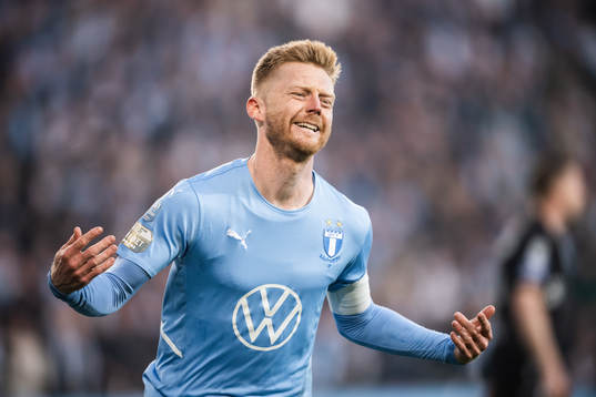 Malmö FFs Anders Christiansen jublar