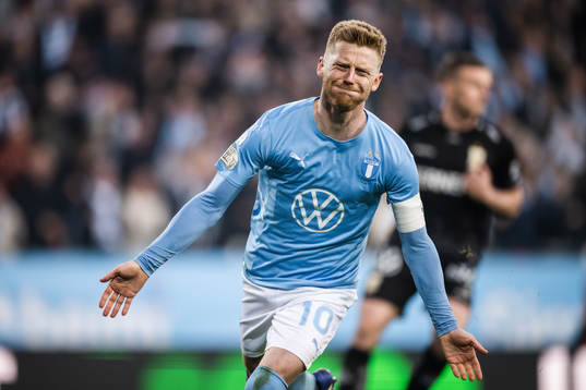 Malmö FFs Anders Christiansen jublar