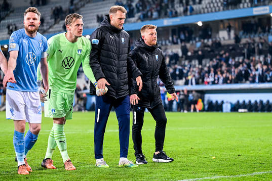 Malmö FFs Anders Christiansen tackar publiken
